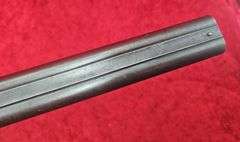 R. Hughes   Percussion Double  12 ga.   Shotgun