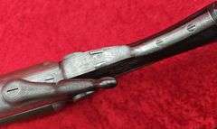 Antique W. Leech   Underlever   10 ga.   Shotgun