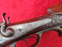 Fine Antique Bader  Dbl. Bbl.   16 ga.   w/Gold Decoration