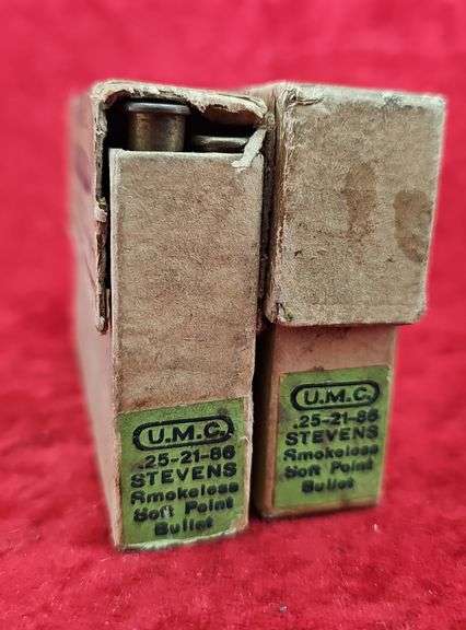 19 & 20 ct UMC 25-21 Ammo Boxes
