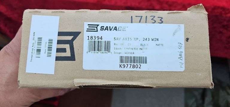 NIB Savage  Axis   243 cal.   Rifle