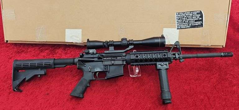 Colt  Model M4 A1   5.56 NATO  Carbine w/Leupold Scope