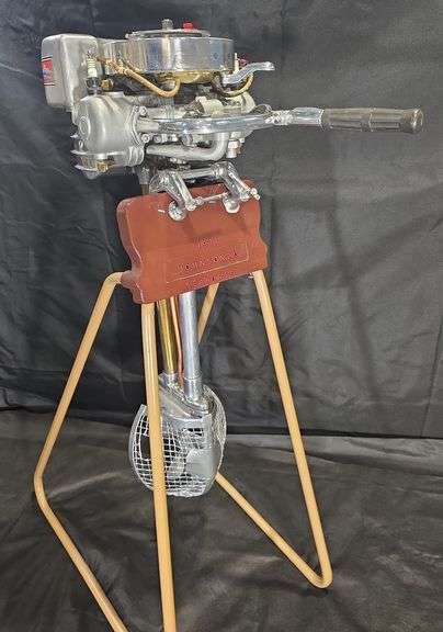 Restored Johnson Model 210 3.3 HP Engine & Stand