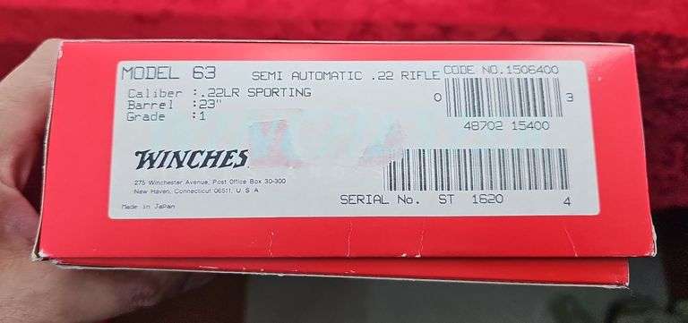 Winchester   Model 63  22LR  Rifle