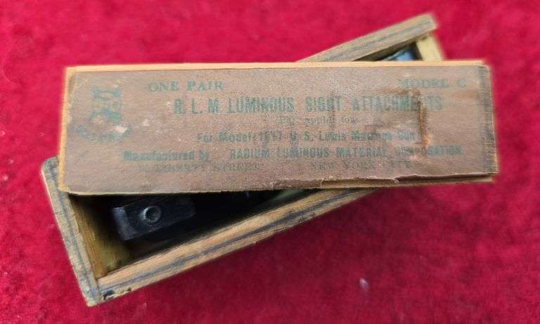 R.L.M. Luminous Sight attachment for Model 1917 Lewis Machine Gun