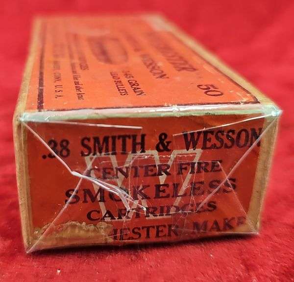 Full 2 pc Winchester 38 S&W Boxes