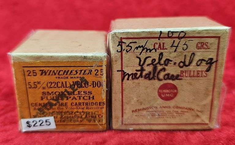 Winchester & UMC VELO-Dog Cartridges