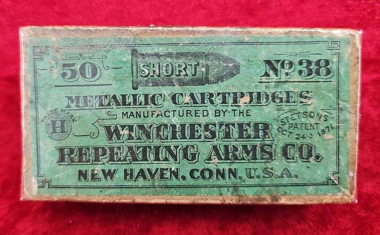 Full/Wrapped box of Winchester 38 Short Rim Fire Ammo