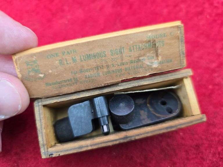 R.L.M. Luminous Sight attachment for Model 1917 Lewis Machine Gun