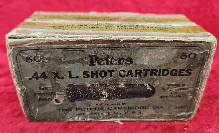 Box of Peters 44XL Shot Cartridges
