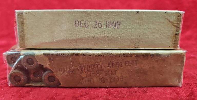 2 Full boxes of 1898 Gallery Practice & Ball Ammo