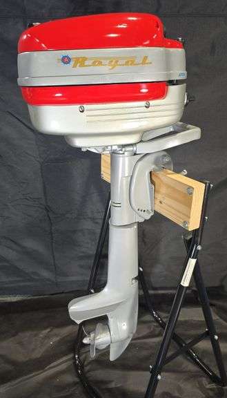 Restored Royal Model A 5 HP Outboard