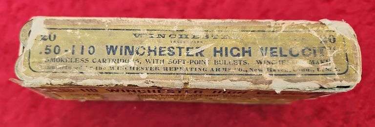 17 rounds of Winchester 50-110 Ammo in box