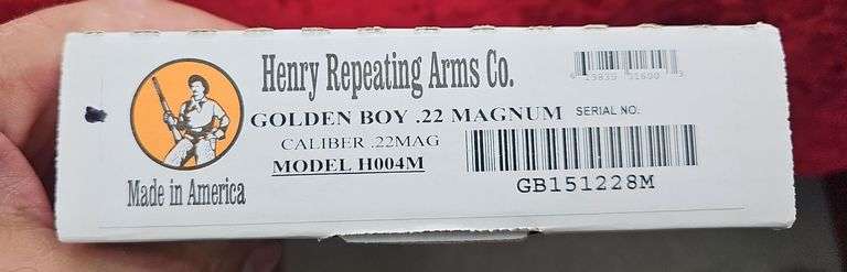 Henry  Golden Boy   22 Magnum  Rifle