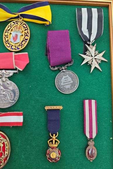Display of 11 various British Military Medals