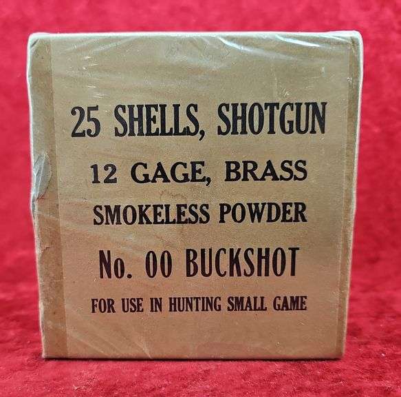 Full box of Winchester 12 ga. Brass Shells