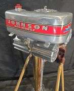 Restored Johnson Model 210 3.3 HP Engine & Stand