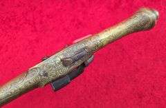 Brass Handled Miquelet Lock Far East Trade Pistol