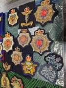 large grouping of British & Canadian Military Patches, Badges & Insignia