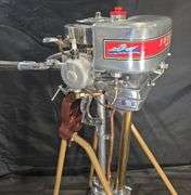Restored Johnson Model 210 3.3 HP Engine & Stand