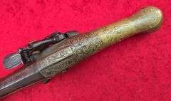 Brass Handled Miquelet Lock Far East Trade Pistol