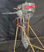 Restored Johnson Model 210 3.3 HP Engine & Stand