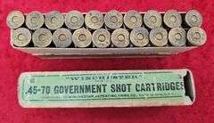Box w/20 rds of Winchester 45-70 Shot Cartridges