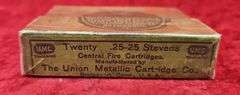 Full/sealed box of UMC 25-25 Stevens Cartridges