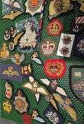 large grouping of British & Canadian Military Patches, Badges & Insignia