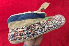 Pair of Beaded Indian Moccasins