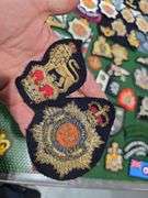 large grouping of British & Canadian Military Patches, Badges & Insignia
