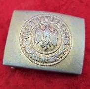 WWII German Army Buckle & Field Camo Rifle Cleaning Kit