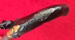 Fancy Gold Inlaid Flintlock Persian Trade Pistol