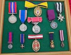 Display of 11 various British Military Medals