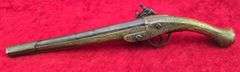 Brass Handled Miquelet Lock Far East Trade Pistol