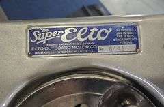Restored EVINRUDE Super Elto Speedster 7 HP Outboard