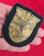 German WWII E Boat Badge & Crimean Campaign Shield