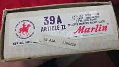 NIB Marlin  Model 39 Article II  22 cal.  Comm. Rifle