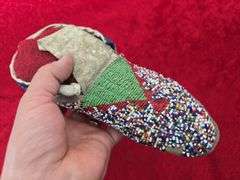Pair of Beaded Indian Moccasins