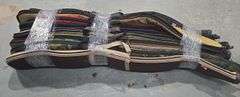 A lot of 10 soft rifle cases