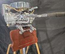 Restored Johnson Model 210 3.3 HP Engine & Stand