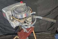 Restored Johnson Model 210 3.3 HP Engine & Stand
