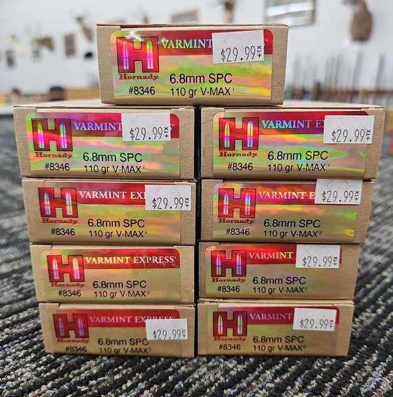 180 ct Hornady 6.8 SPC Ammo