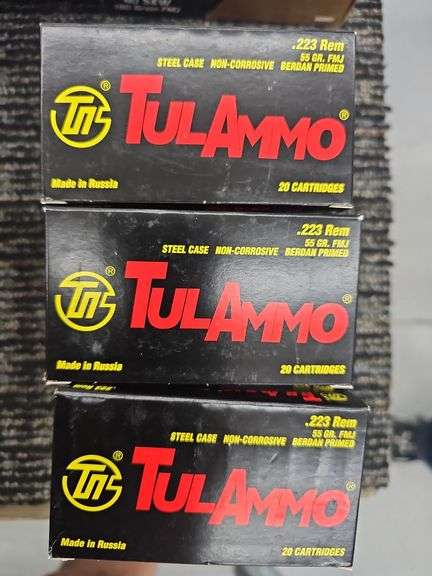 340 ct Tula 223 Ammo