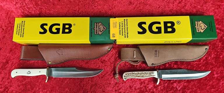 Pair of Puma SGB Bowie Knives