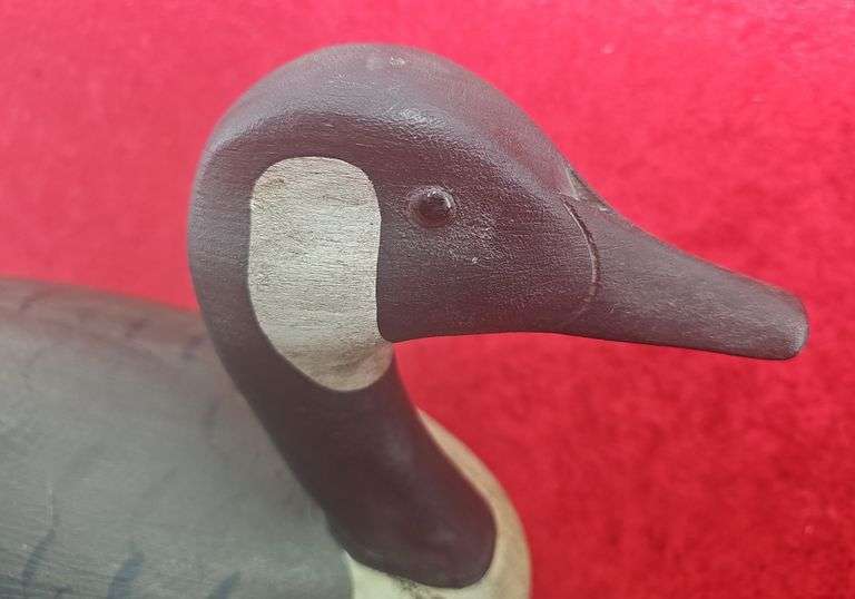 Carved Wooden Goose Decoy