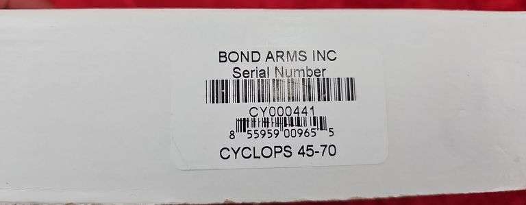 Bond Arms   Model Cyclopse  45-70 Derringer  Pistol