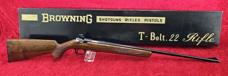 NIB Belgium Browning  Deluxe Grade T-Bolt   22 cal.   Rifle