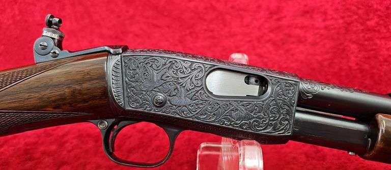 Remington  12 Deluxe F Grade Premier   22 cal.  Rifle