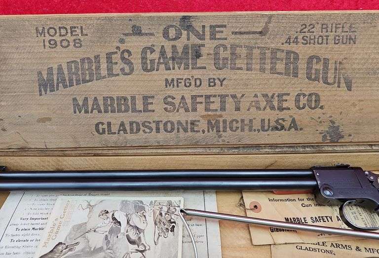 Rare Marbles  Model 1908 Game Getter   22/44  Rifle